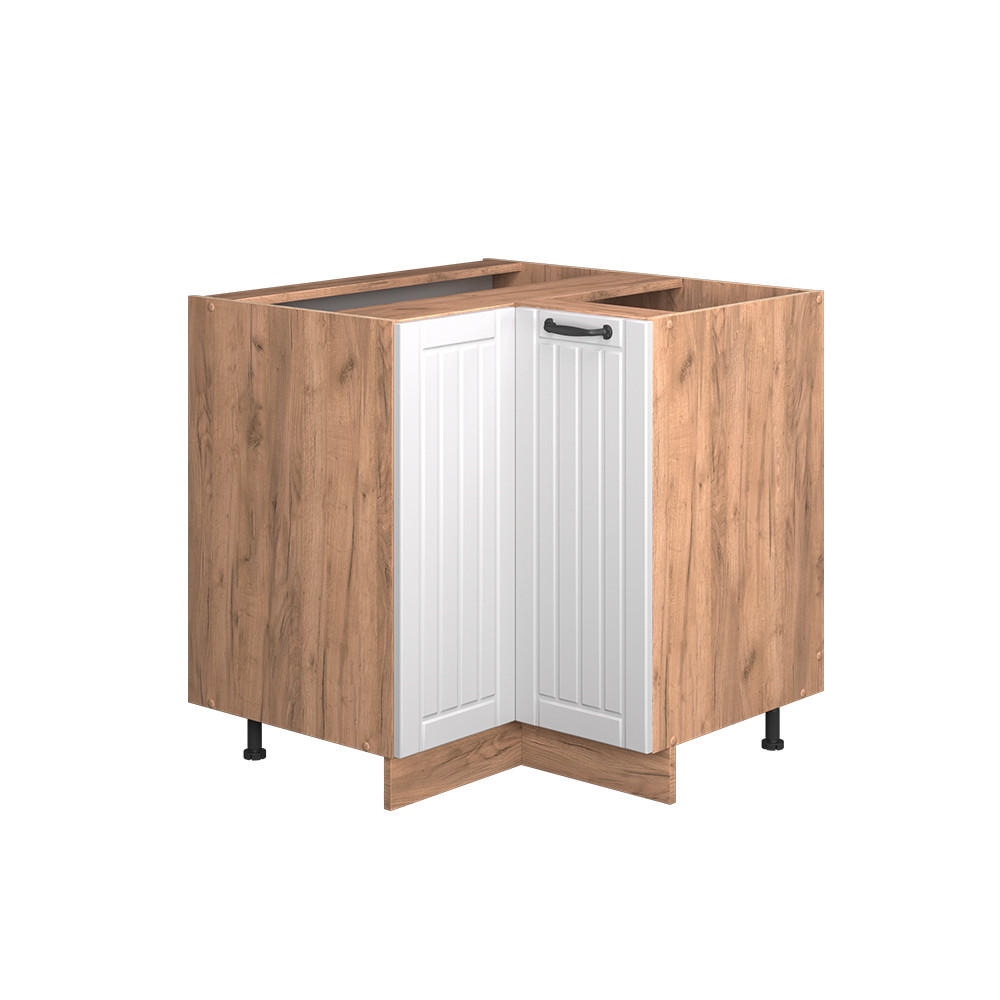 Honigeiche/Weiß, Holzwerkstoff (80.5/82/60cm) - Vicco