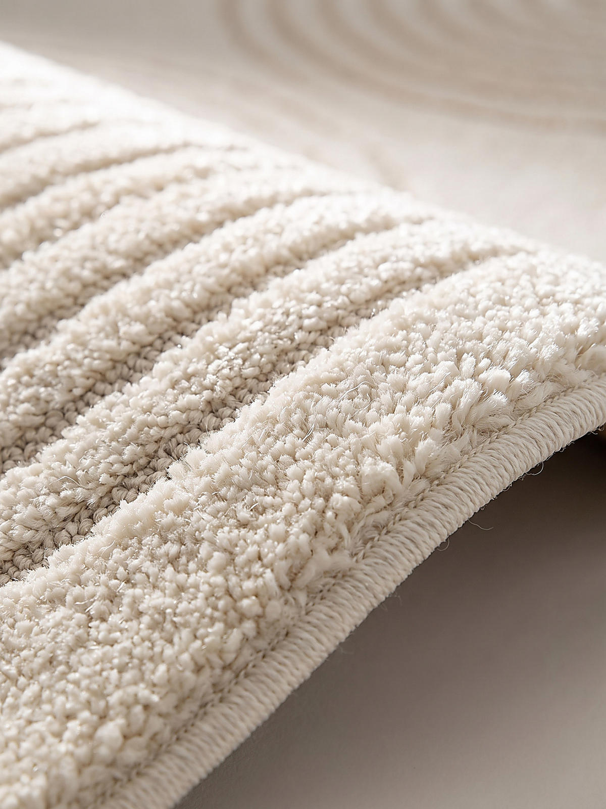 KURZFLORTEPPICH Geometrisch MUOTA Polypropylen Creme 200 x 280 cm - Beige, Textil (200/280cm) - KADIMA DESIGN