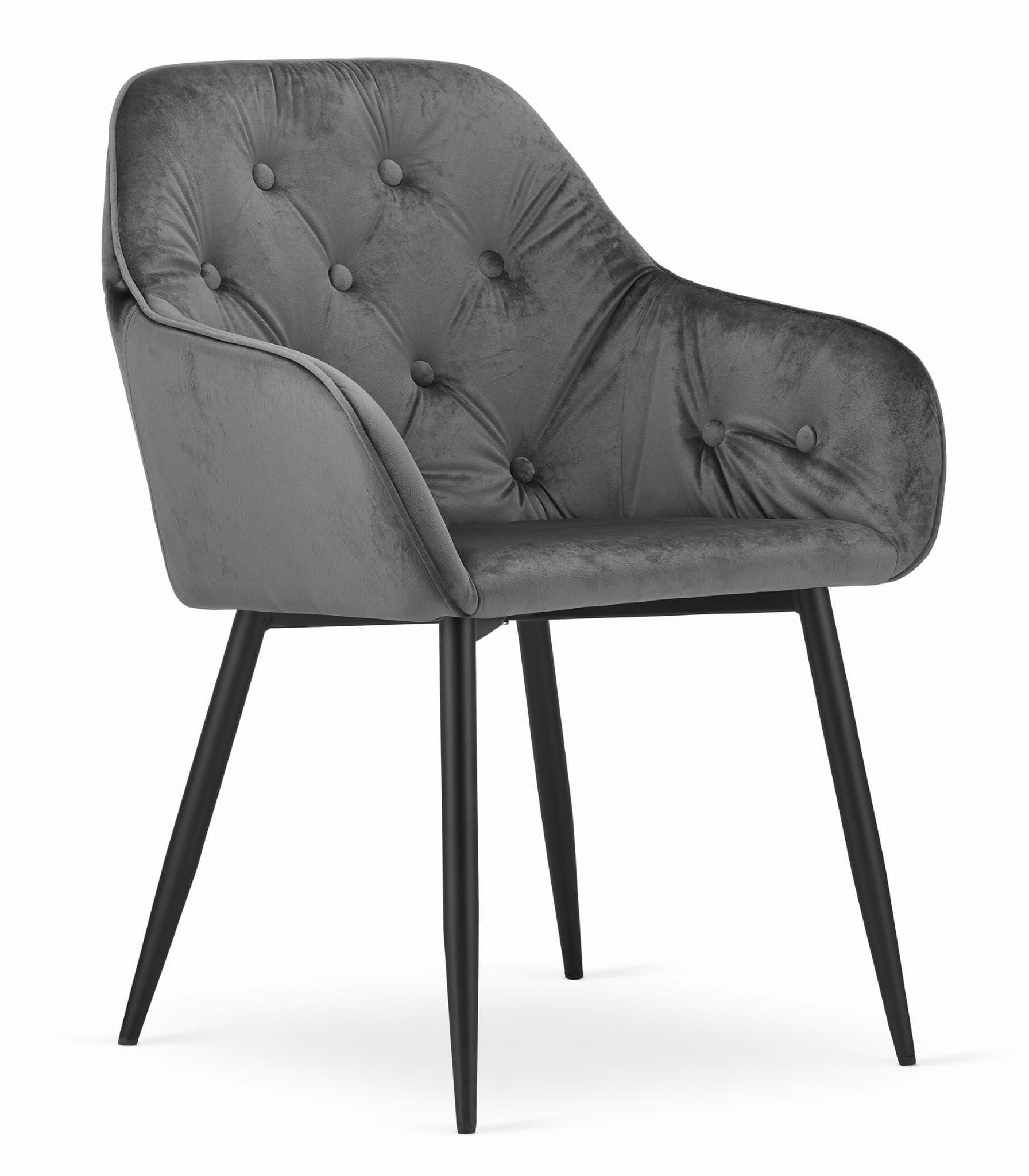 Best For Home Esszimmerstuhl Grau 64x81x56 cm