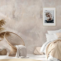 TAPETE Stuckmuster aus echtem Papier, 200x280cm, 8 Bögen - Beige, Papier (200/280cm) - WALLPAPERS4BEGINNERS