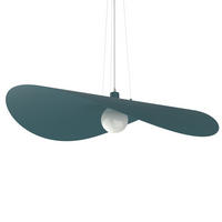 HÄNGELEUCHTE Piuma D90 - Blau, Metall (90/90/120cm) - Lumicom