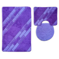 BADEMATTE Set 3 tlg LİLA - Lila, Textil (60/100cm) - ROLFNERS