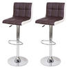 BARHOCKER Braun, Weiß 2er-Set - Braun/Weiß, Textil (38/107/41cm) - MCW