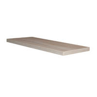 WANDBOARD Elif 90x24x4 aus Holzwerkstoff in der Farbe eiche sägerau - Graubraun, Kunststoff (90/4/24cm) - 58aufmkessel