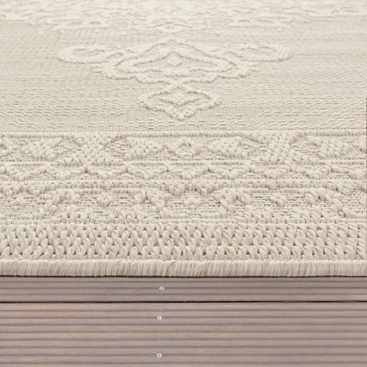OUTDOORTEPPICH 120/160 cm Rimini 412 - Creme, Textil (120/160cm) - Paco Home