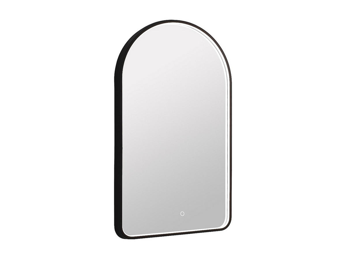 BADSPIEGEL - 50 cmcm x 5 cmcm - Glas - Schwarz - VIANORIA - Schwarz, Glas (50/90/5cm) - Vente-Unique