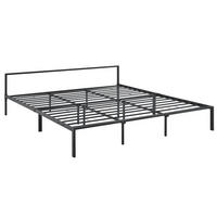 METALLBETT Imatra - Schwarz, Metall (180/200cm) - [en.casa]