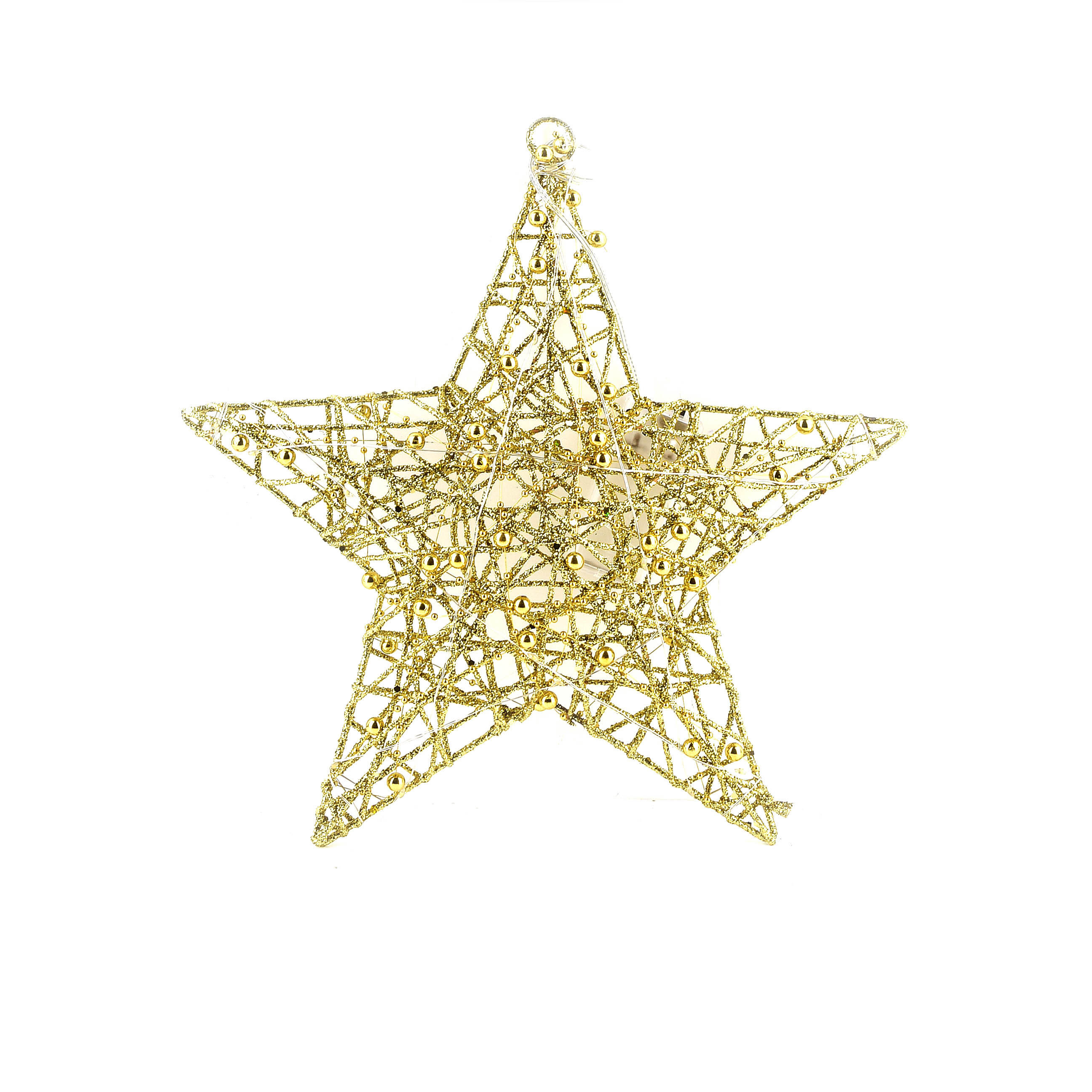 LED-DEKOLEUCHTE Santa Lila Gold 35x34x4 cm Kunststoff - Goldfarben, Kunststoff (34/4/35cm) - Mondex