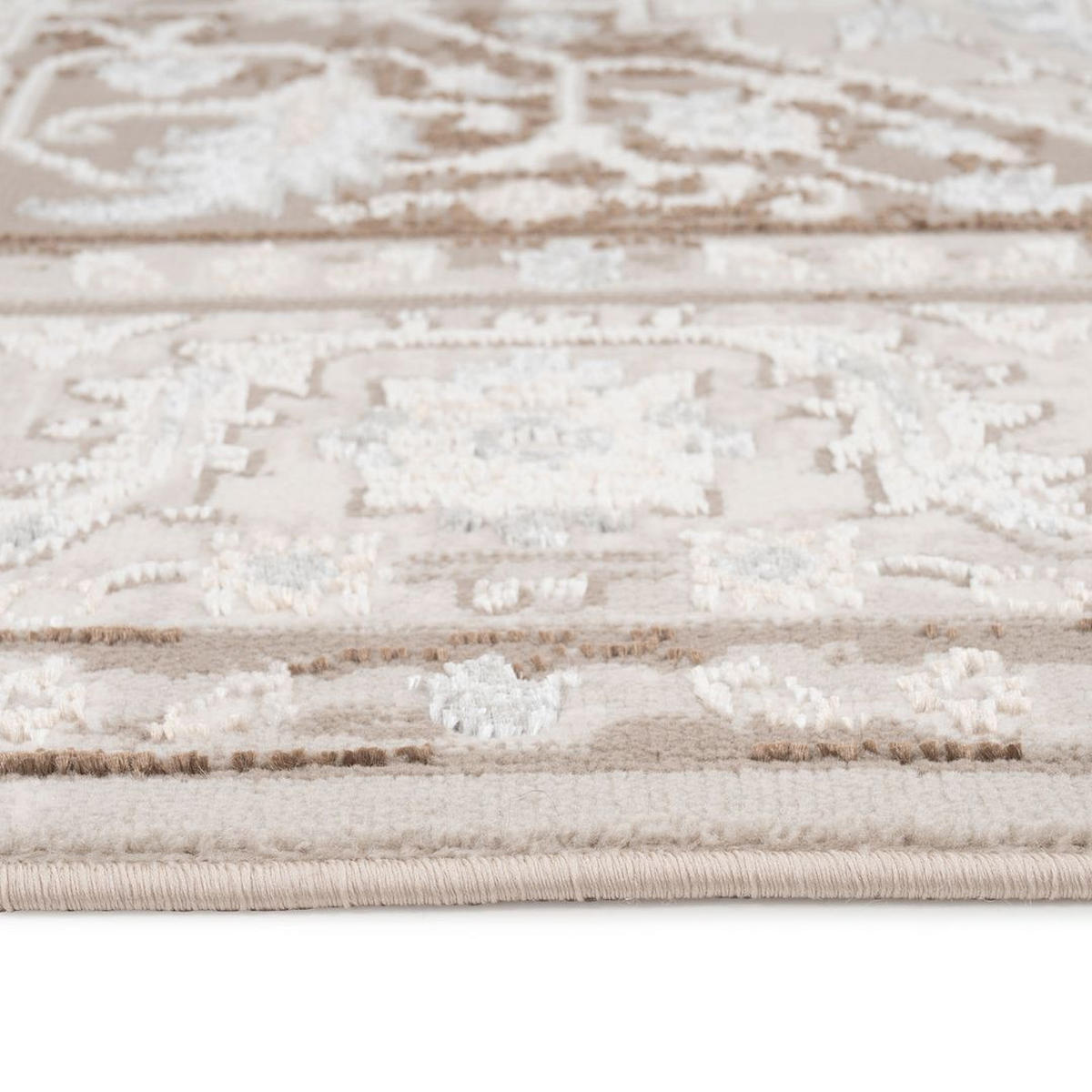 VINTAGE-TEPPICH Antares Artha Beige - Beige, Textil (119/170cm) - Kukoon Rugs
