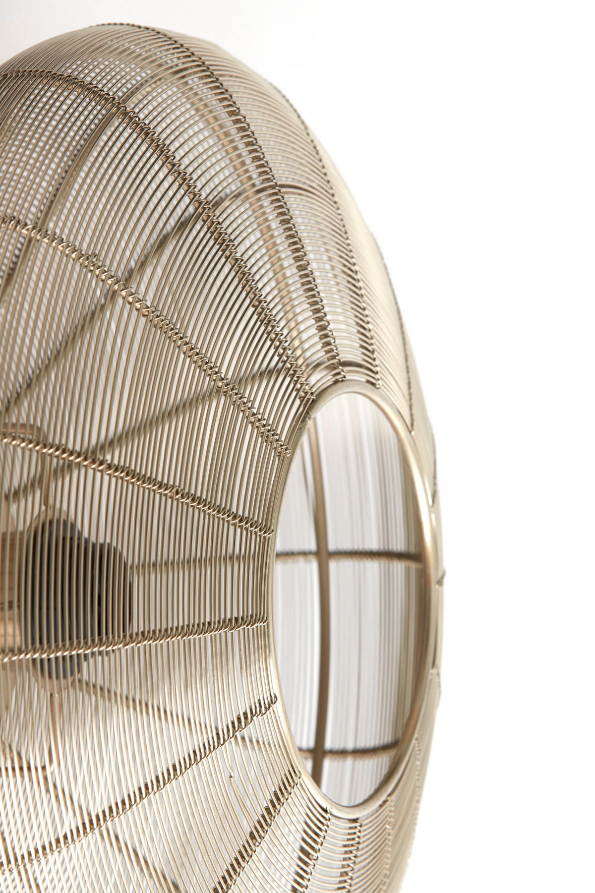 DECKENLEUCHTE Bahoto Gold Ø40/17 cm - Goldfarben, Metall (40/40/17cm) - Light & Living