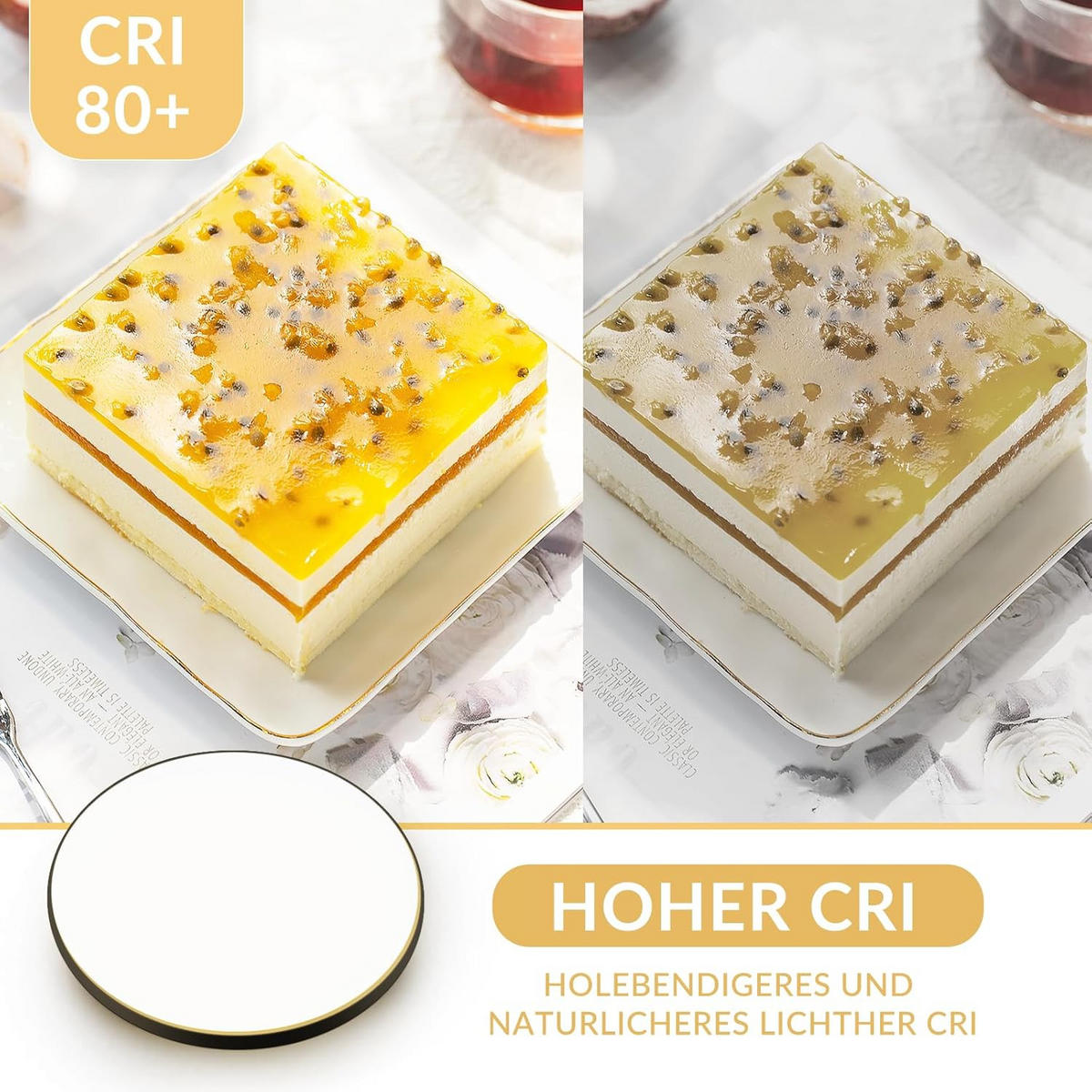 LED DECKENLEUCHTE Ianthelyn 18/18/2.4 cm - Schwarz, Kunststoff (18/18/2.4cm) - ZMH