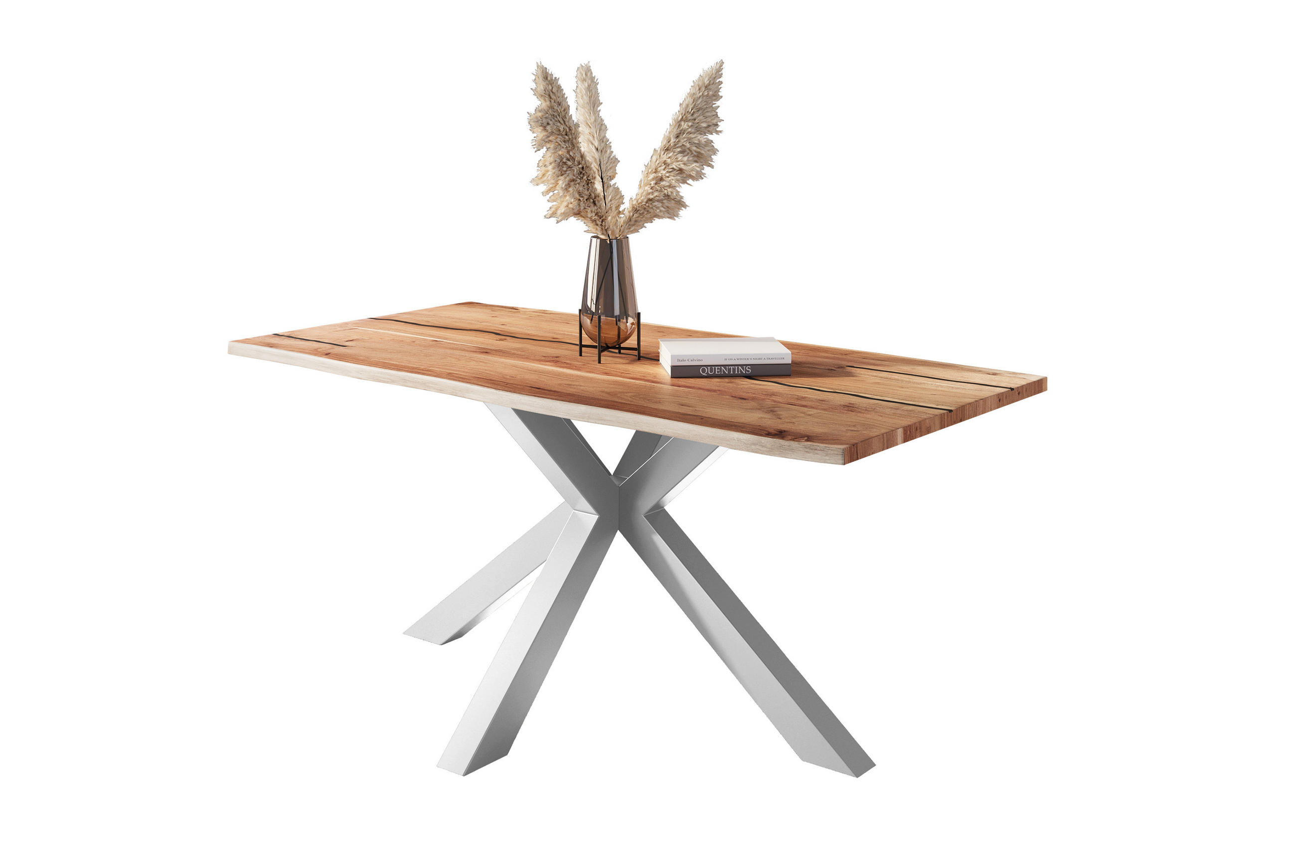 ESSTISCH POLLY - Beige/Naturfarben, Holz (80/120/77cm) - SAM