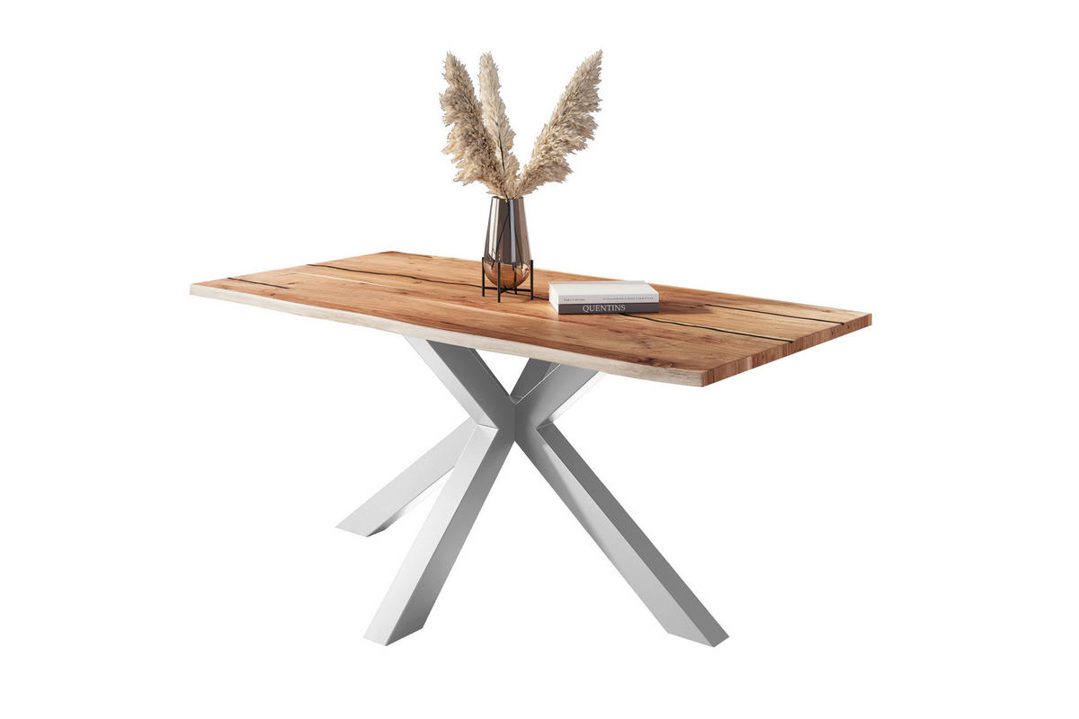 ESSTISCH POLLY - Beige/Naturfarben, Holz (80/120/77cm) - SAM