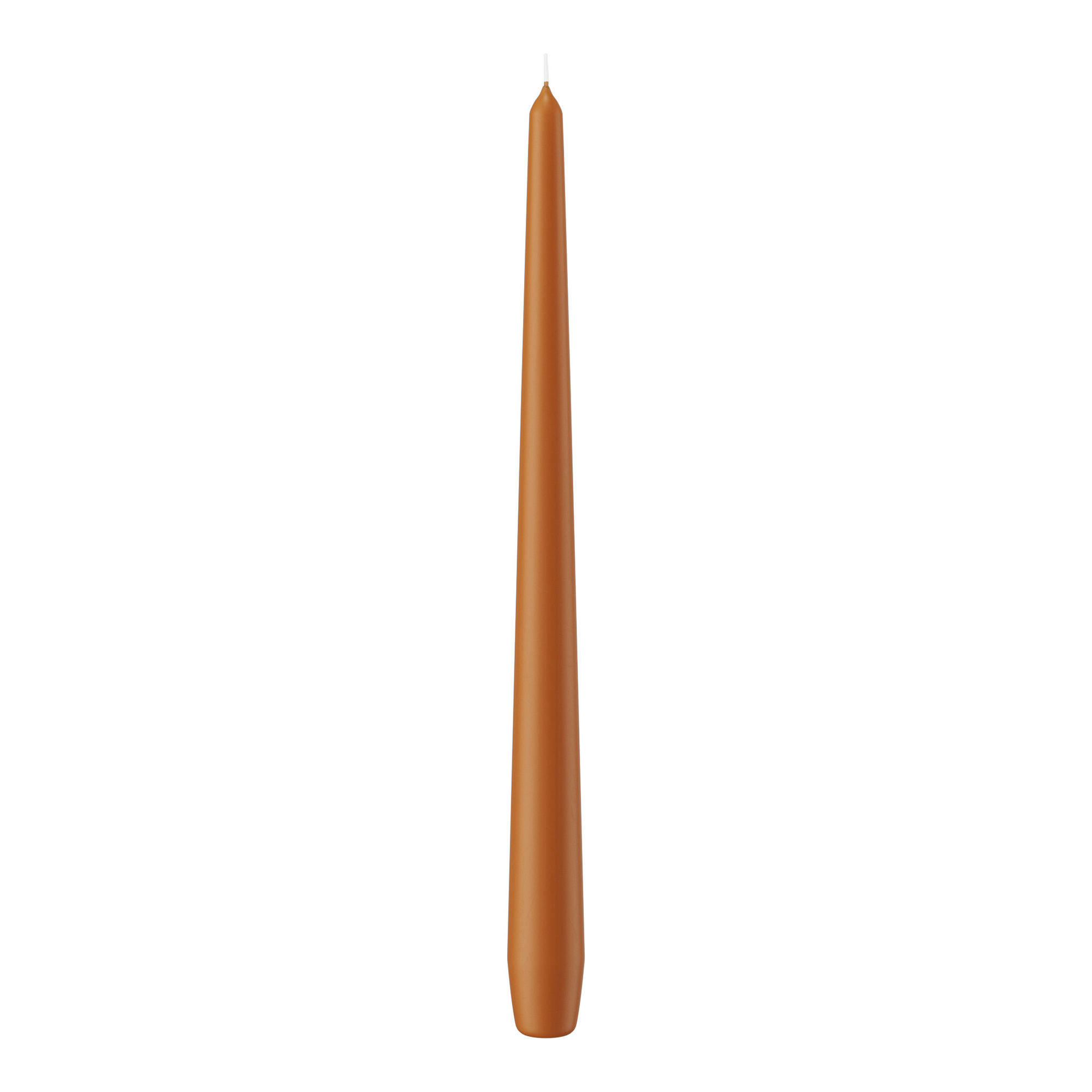 SPITZKERZEN Cognac 300 x Ø 25 mm, 12 Stück - Cognac, Paraffin (2.5/30/30cm) - Wiedemann Kerzen