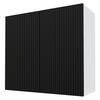 KÜCHENHÄNGESCHRANK Lamello W3/80 Schwarz Matt / Weiß 80 / 32,5 / 72cm - Schwarz/Weiß, Holz/Holzwerkstoff (60/72/32.5cm) - Feldmann-Wohnen