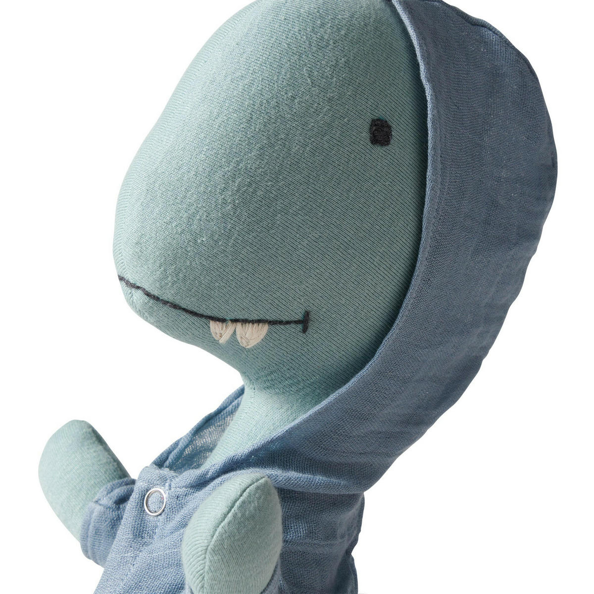 KUSCHELTIER Jersey Dino Mats - Petrol, Textil (28/40cm) - nordic coast company