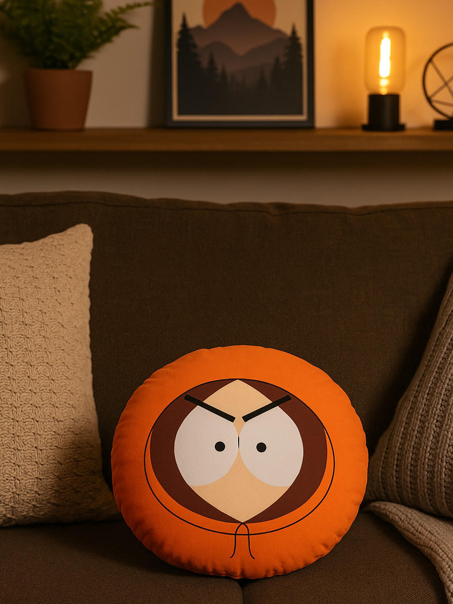 KINDERKISSEN South Park Kenny Orange 37 x 33 cm - Orange, Textil (37/33cm) - United Labels