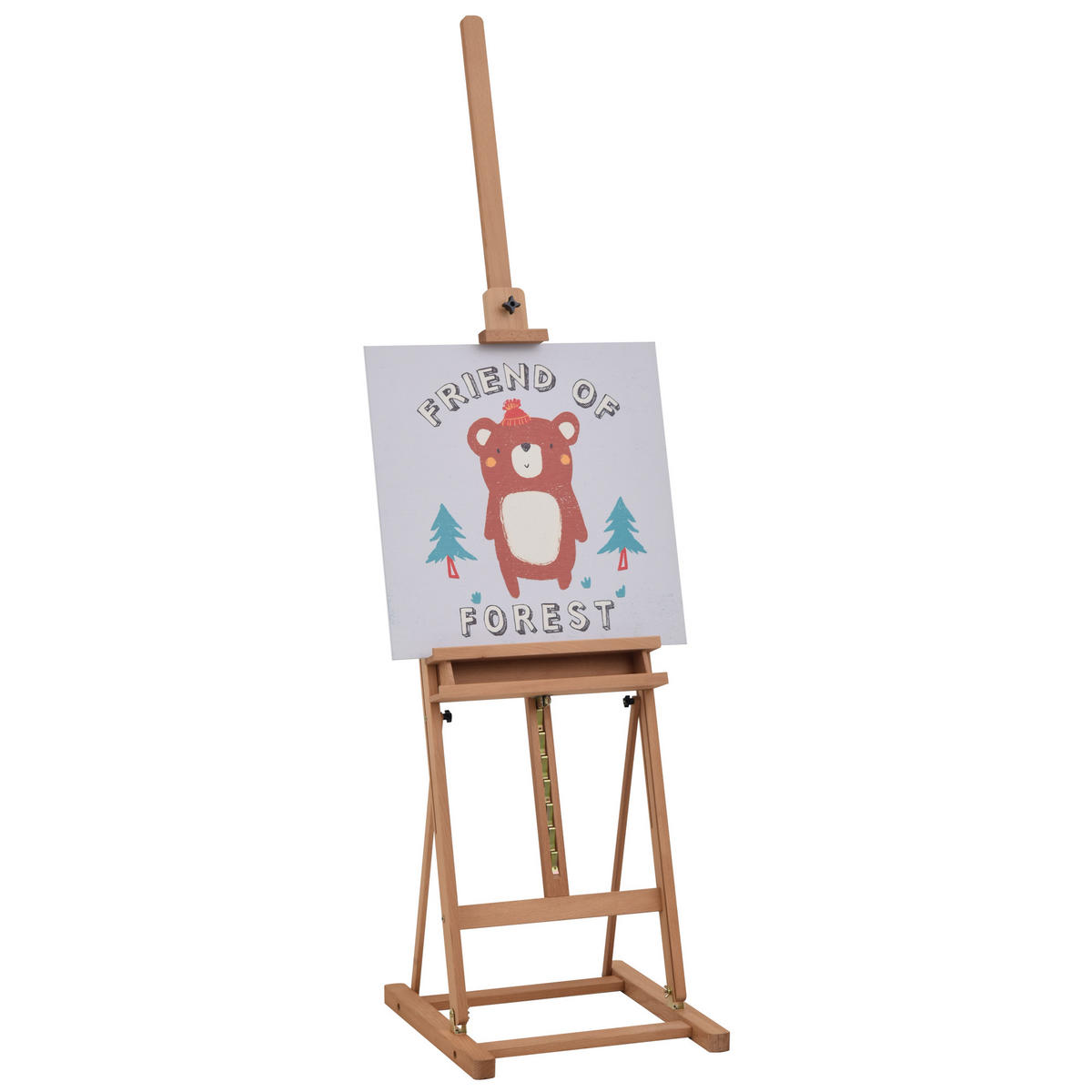 STAFFELEI DE-16668 Natur - Naturfarben, Holzwerkstoff (50.5/230/53cm) - ComfortXL