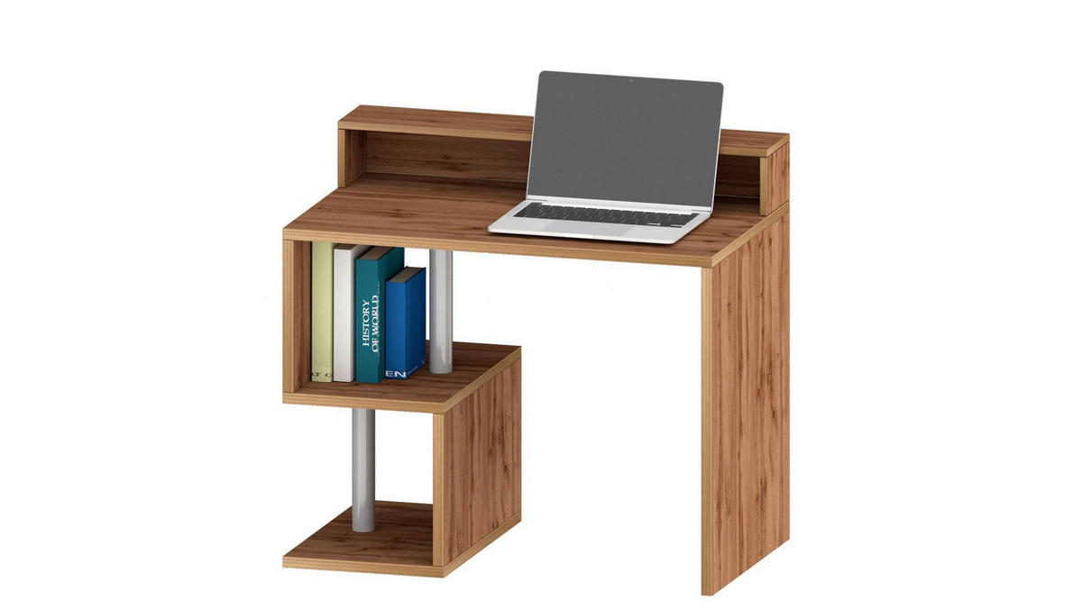 SCHREIBTISCH Eiche 50/100/93 cm - Braun, Holzwerkstoff (50/100/93cm) - DMORA