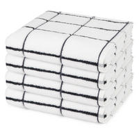 HANDTUCH Sensual Skin Karo 4er-Set - Weiß, Textil (50/100cm) - Ross