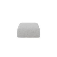 POUF MIRA-PUF 91x89x40 Grau cm Velours Modular Sitzhocker - Schwarz/Grau, Holzwerkstoff/Kunststoff (91/40/89cm) - ALTDECOR