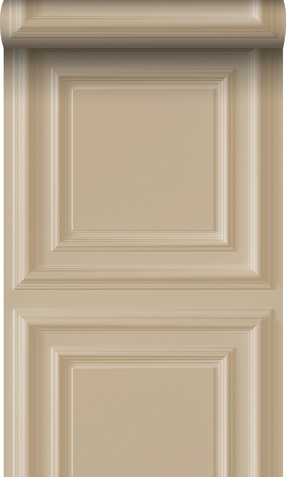 TAPETE Holzwandverkleidung 53 cm x 10.05 m - Beige, Papier (53/1000cm) - Origin Wallcoverings