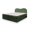 BOXBETT FLUVIA N 140x200 cm mit Matratze und Topper - Grün - Grün, Holz (140/200cm) - MASSENO