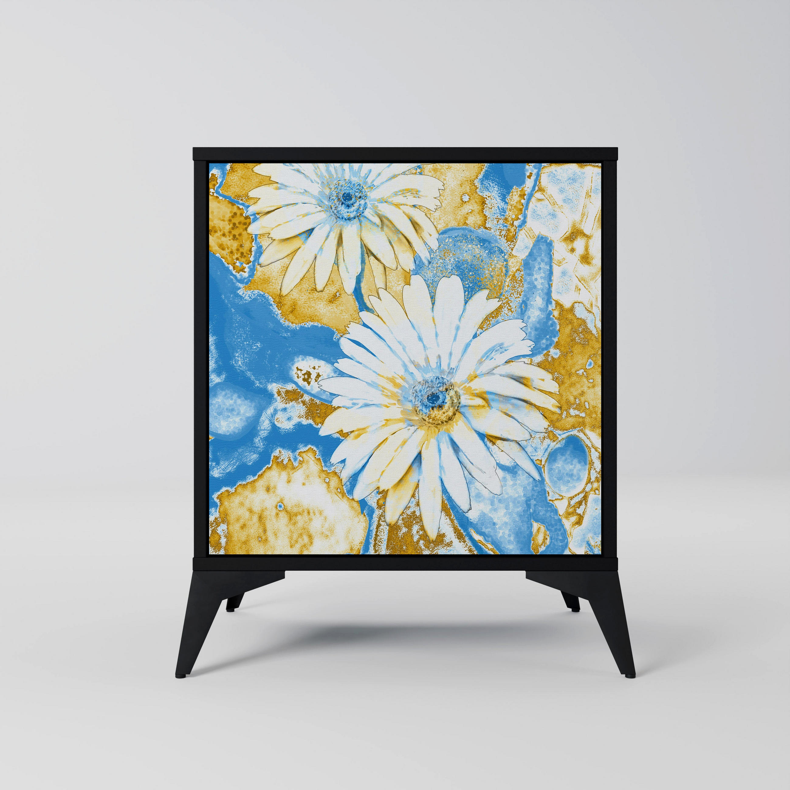 SpaceRebels Sideboard Schwarz 57.5x70.5x42 cm