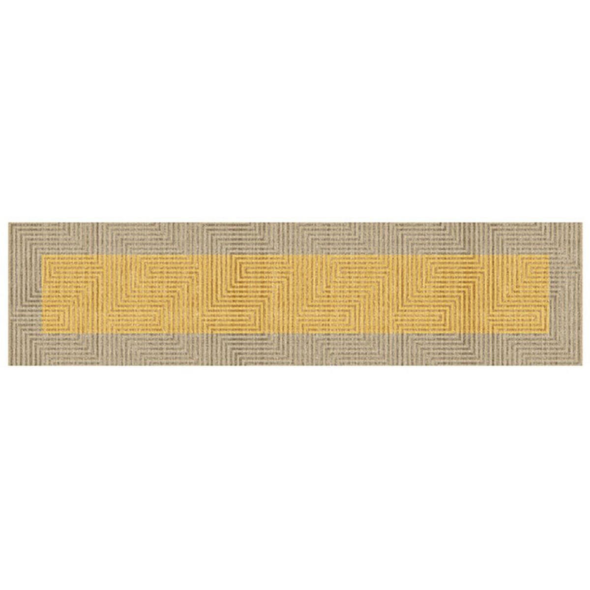 TEPPICH Gelb (60 x 240 x 0,7 cm) - Gelb, Kunststoff (60/240cm) - DKD Home Decor