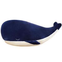 PLÜSCHTIER Wal 25 cm - Dunkelblau, Textil (15/25cm)