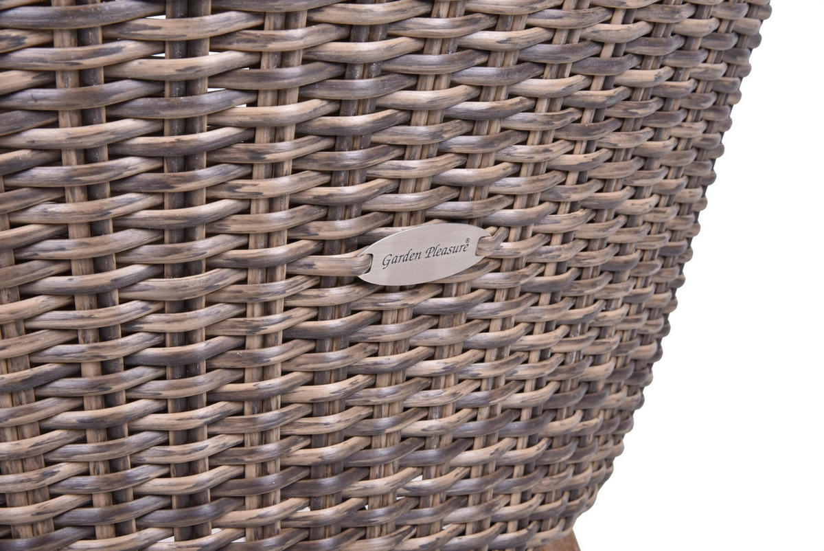 GARTEN-SITZGRUPPE Extra Gartenmöbel-Set - Braun, Holz - DELUKE