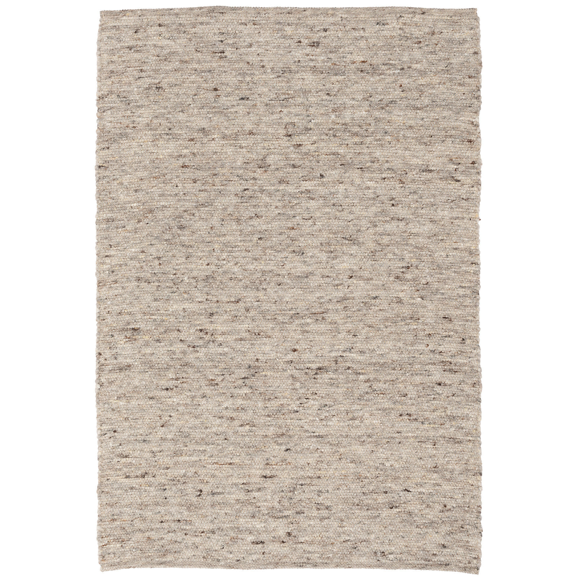 NATUR TEPPICH WOLLE ALASKA MELIERT - Braun, Textil (140/200cm) - Pergamon