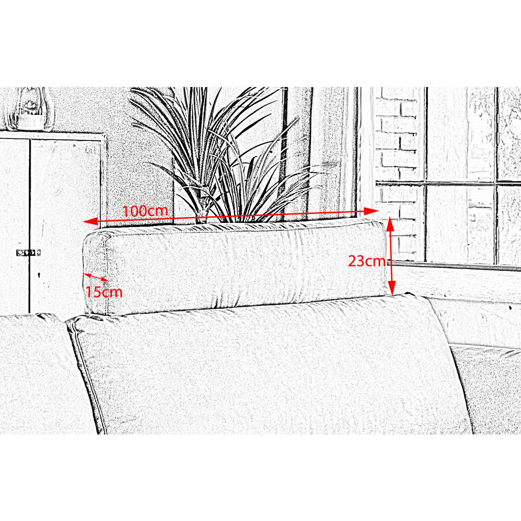 Thumbnail - Kawola Kopfstütze, Grün, Textil, 100x23x15 cm, Wohnzimmer, Sofas & Couches