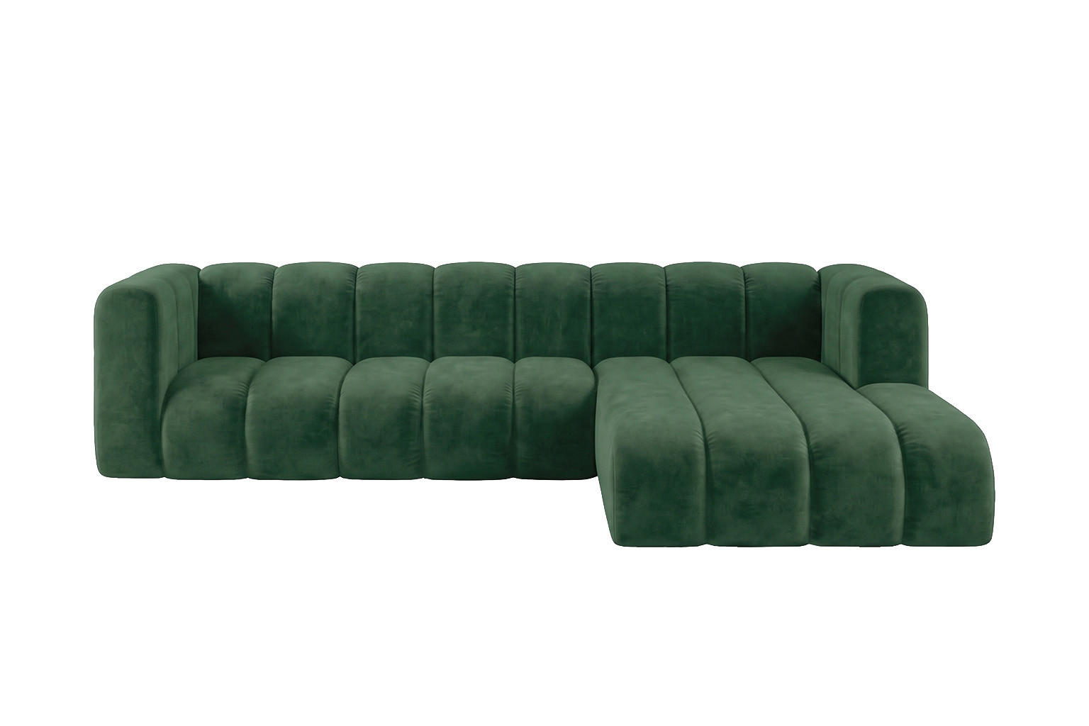 Kaiser Möbel Ecksofa Grün 287x179 cm