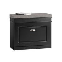 SCHUHBANK Schwarz - Schwarz, Holzwerkstoff (60/51/24cm) - SoBuy