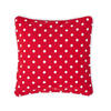 KISSENHÜLLE Polka Dots 30/30 cm, 100% Baumwolle - Rot, Textil (30/30cm) - Homescapes