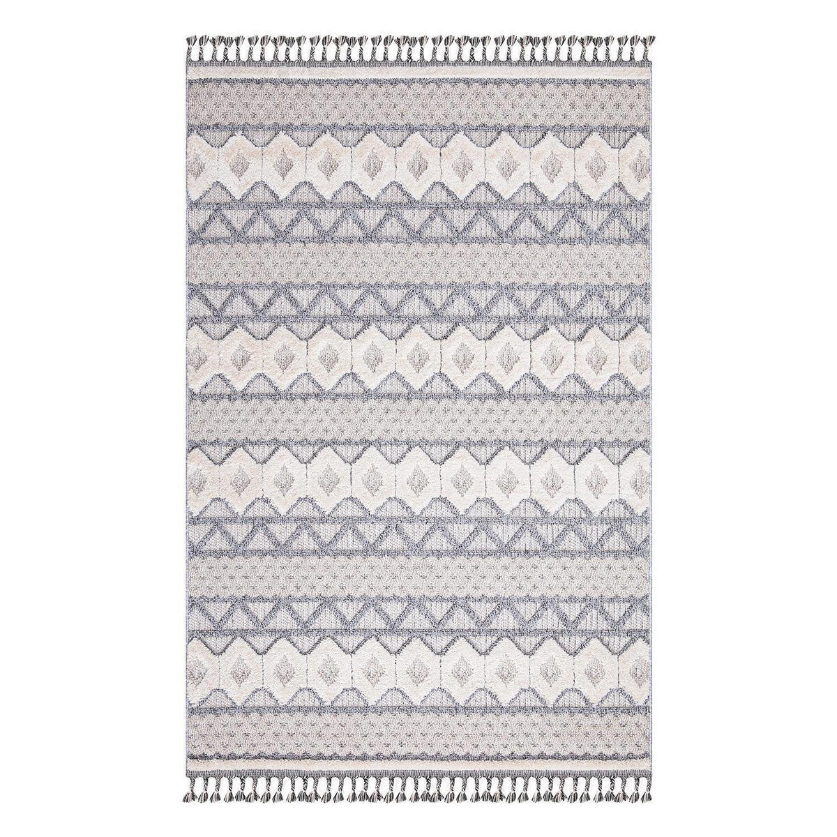 KURZFLOR-TEPPICH Valencia 728 Graublau 200x290 cm - Blau/Grau, Textil (200/290cm) - carpet city