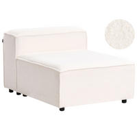 SESSELMODUL Bouclé Cremeweiß Ardal - Creme, Textil (88/68/120cm) - Beliani