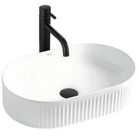 AUFSATZWASCHBECKEN Rea Vanda - Weiß, Keramik (31/13/49cm) - REA