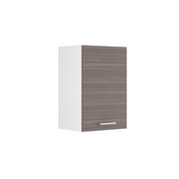 HÄNGESCHRANK R-Line Grau 40 cm - Weiß/Braun, Holzwerkstoff (40/60/31cm) - Vicco