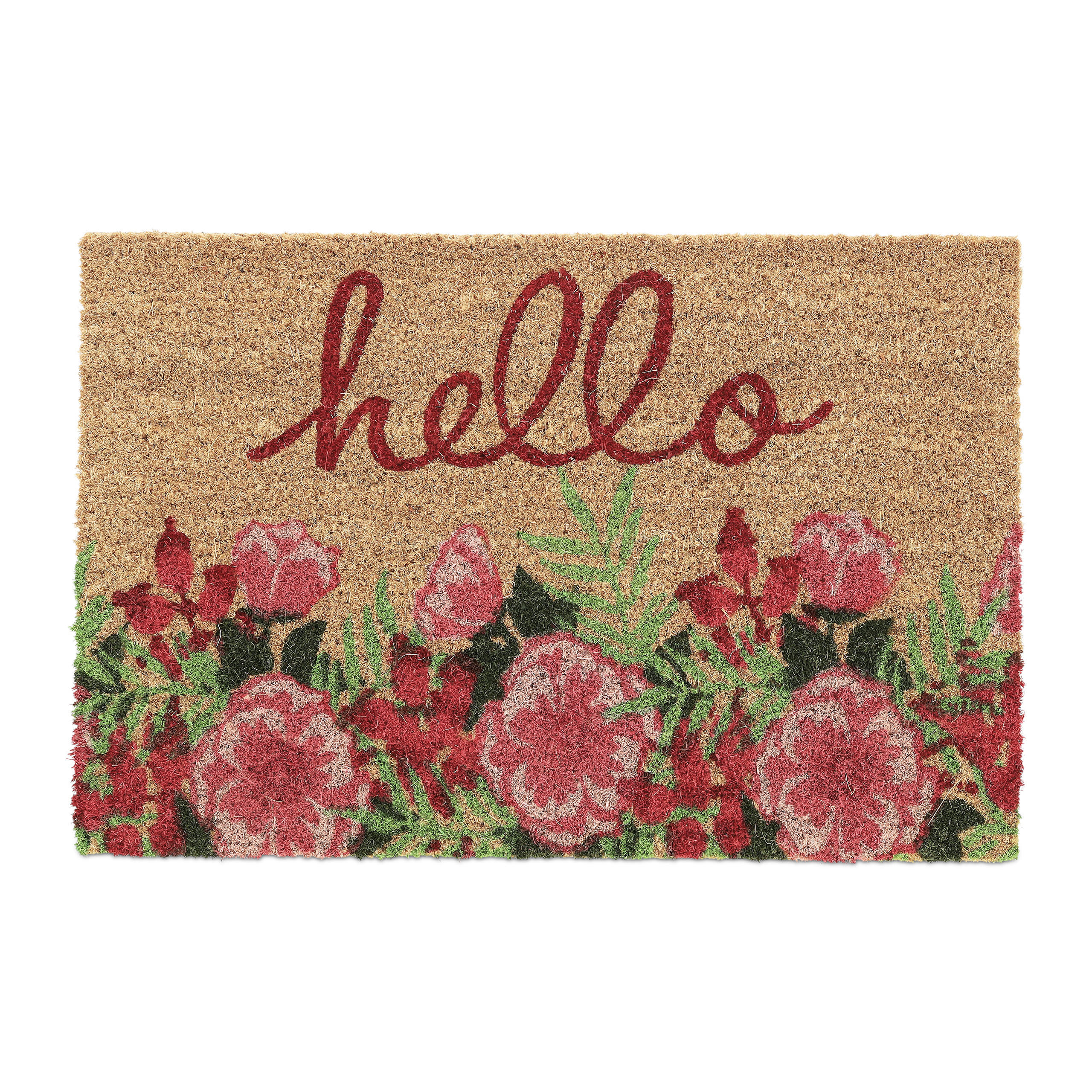 FUSSMATTE - Multicolor, Kunststoff/Textil (60/40cm) - Relaxdays