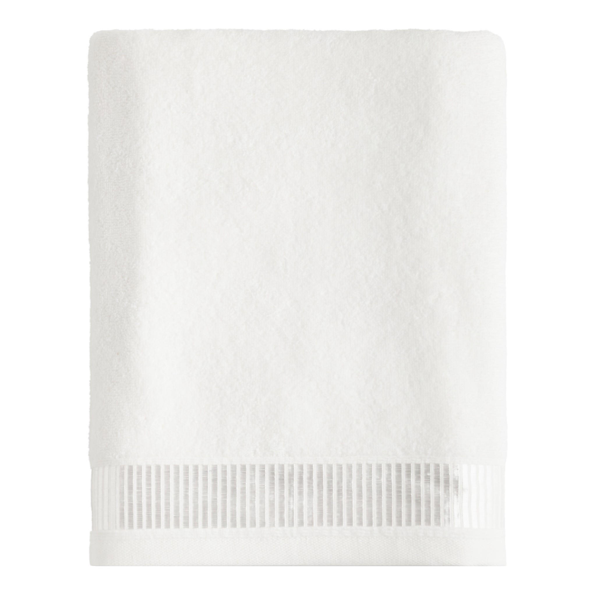 BADETUCH Alicanty - Weiß, Textil (70/130cm) - home&you