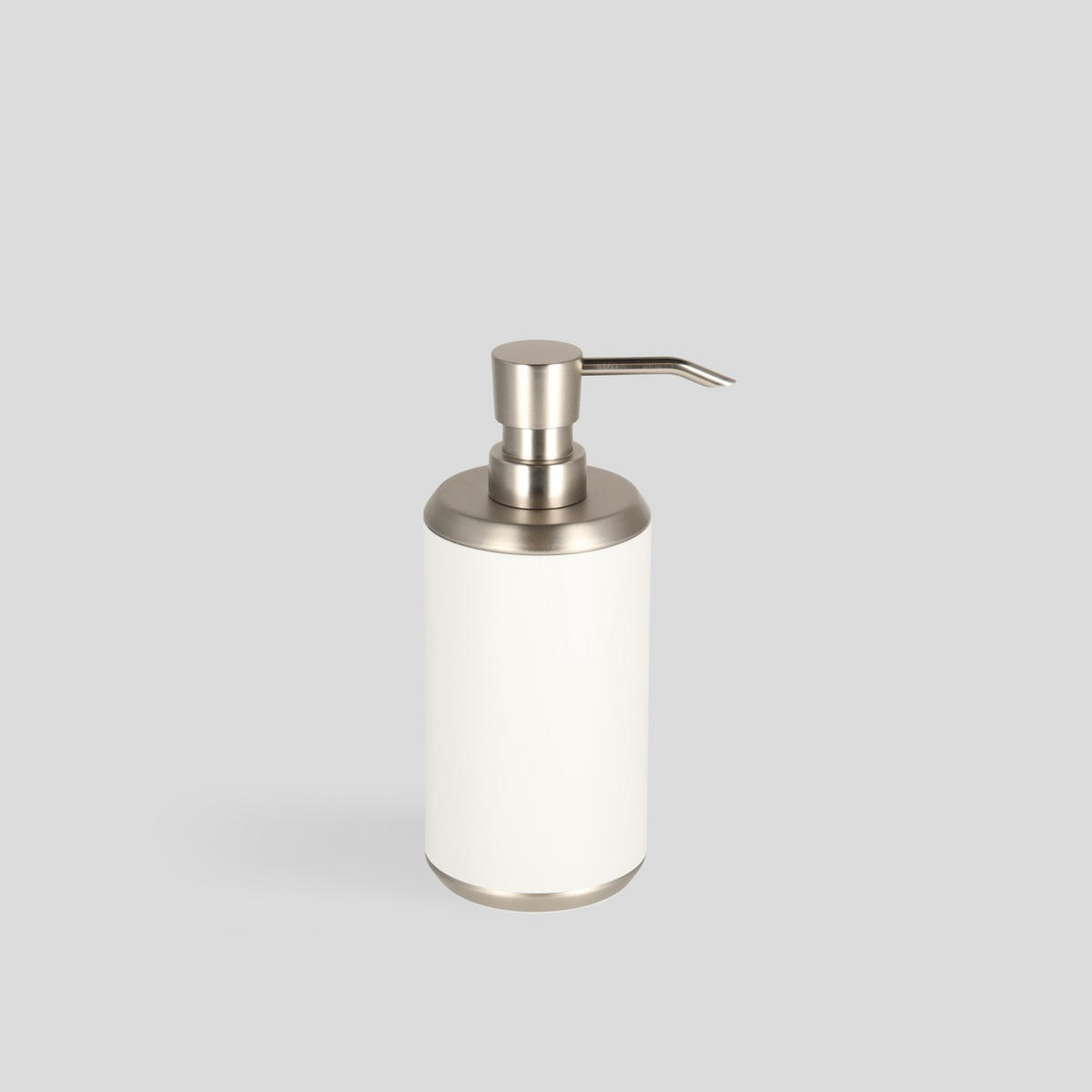 BADSPENDER Lonar - Silberfarben/Weiß, Kunststoff (7.5/18/7.5cm) - home&you
