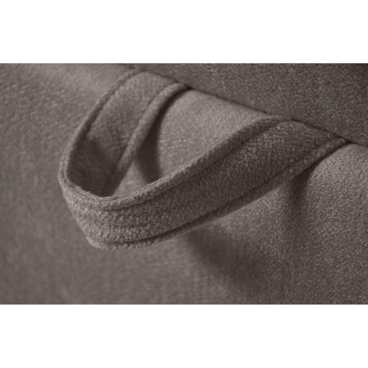 BOXBETT Solido mit Bettkasten 180x200 cm hellbraun - Hellbraun/Schwarz, Textil/Metall (180/200cm) - Beautysofa