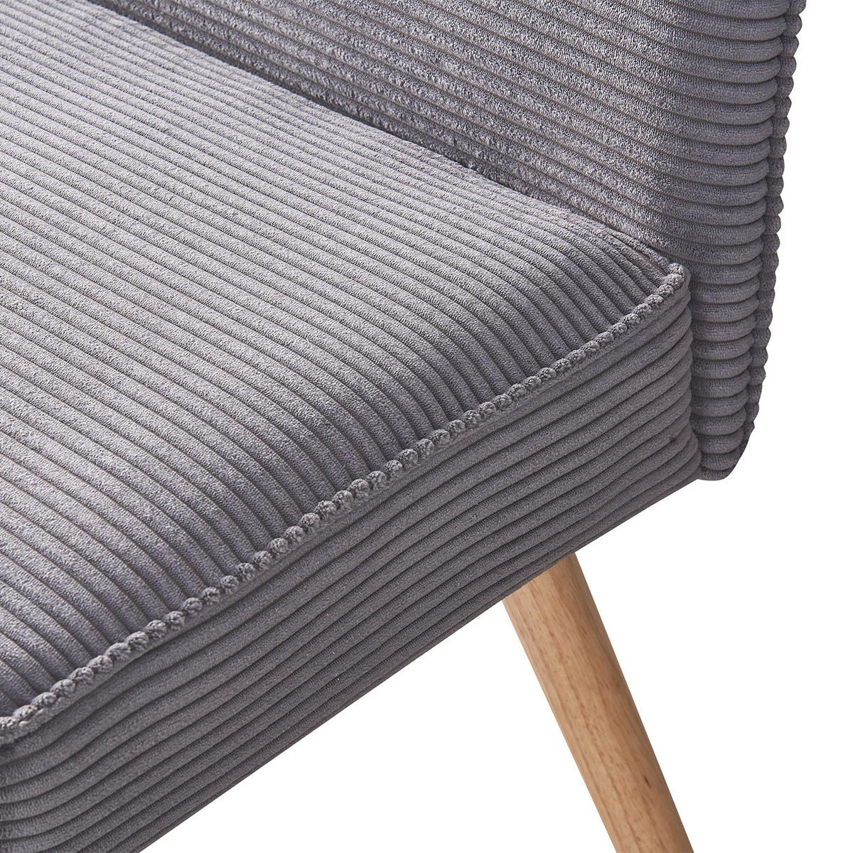 SITZBANK PAUL 140/63/90 cm Anthrazit - Anthrazit, Holz/Textil (140/90/63cm) - DUBI Möbel