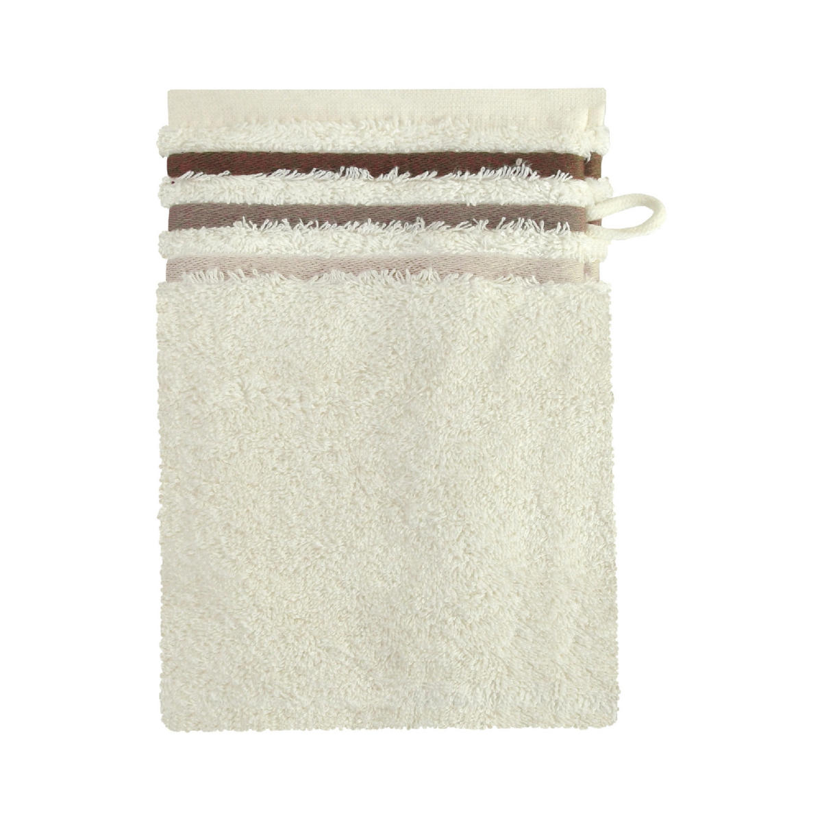 WASCHHANDSCHUHSET Skyline Color - 5-teilig - 16 x 22 cm - Creme - Creme, Textil (16/22cm) - SCHIESSER