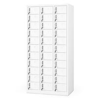 SCHLIESSFACHSCHRANK für Mitarbeiter OLIVER 185x90x45 cm - Weiß, Metall (90/185/45cm) - Jan Nowak
