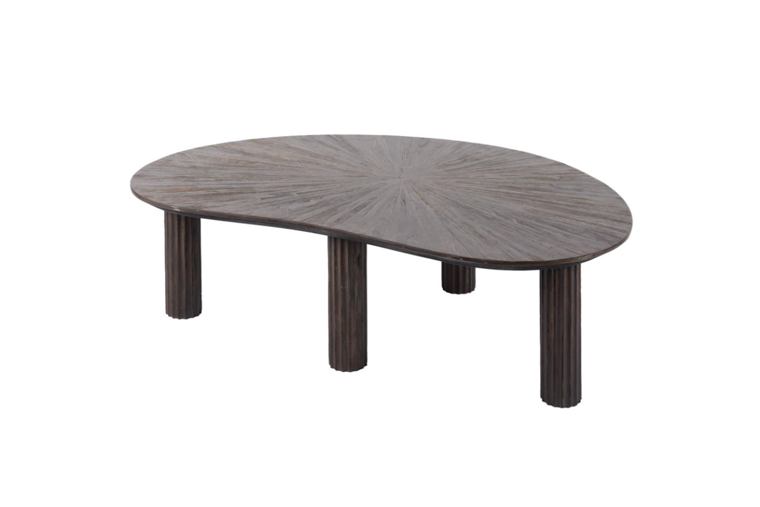 COUCHTISCH INKA Braun Teakholz - Braun, Teakholz/Holz (110/68/36cm) - KAWOLA