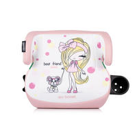 KINDERSITZERHÖHUNG Go Boost rosa i-Size (125-150cm) Getränkehalter waschbar - Rosa, Kunststoff (42/20/38cm) - Chipolino