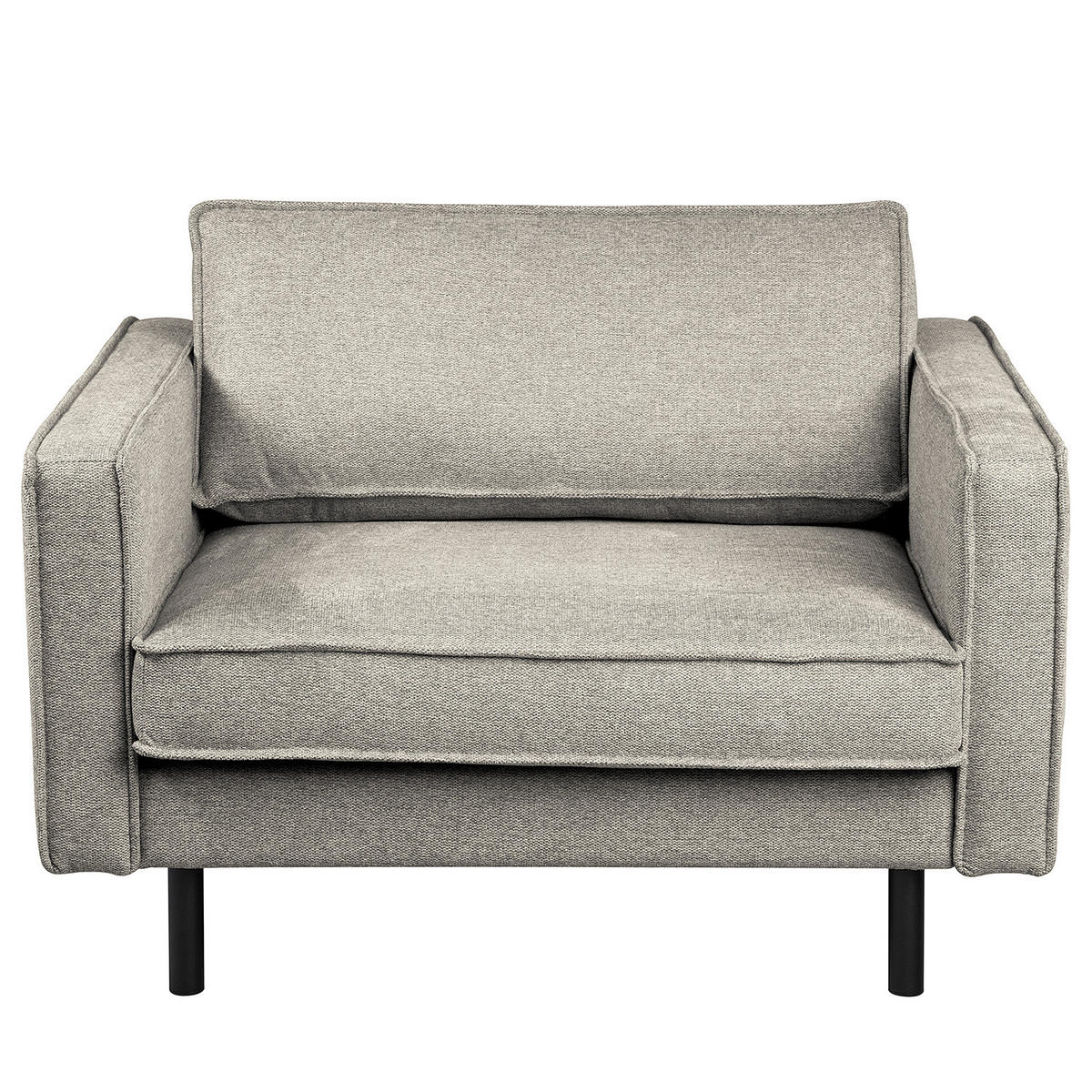 XL SESSEL - Schwarz/Grau, Wellpappe/Textil (117/81/96cm) - home24